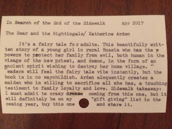 the bear and the nightingale card