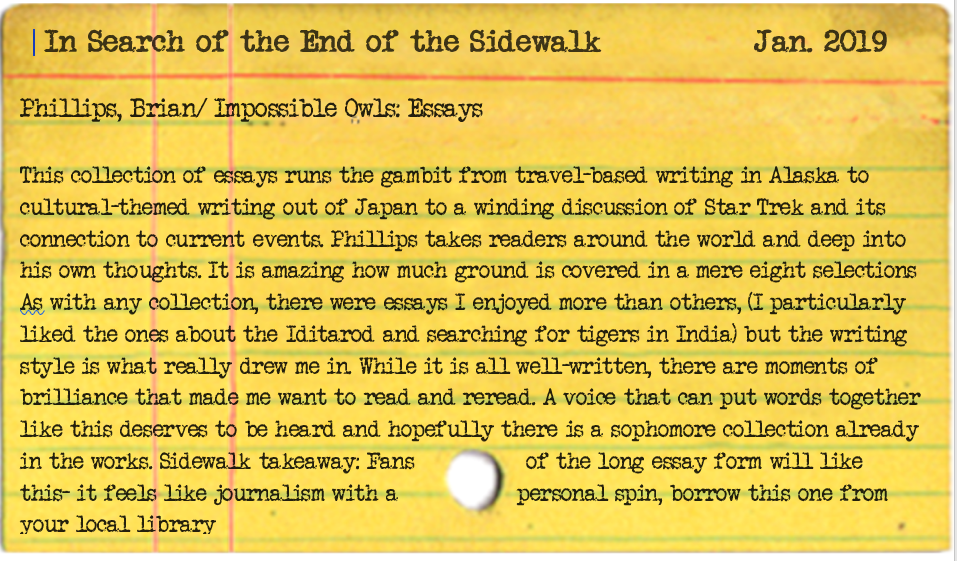 impossible owls card