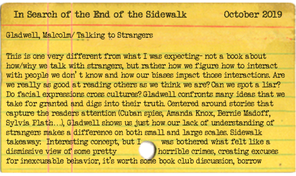 talking to strangers